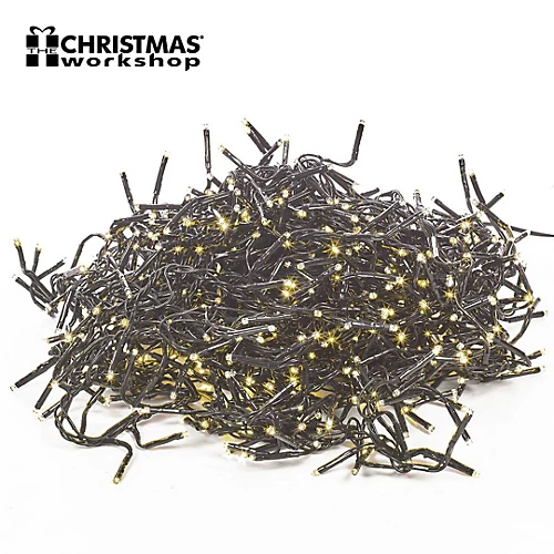 The Christmas Workshop 1000 Warm White LED Chaser Christmas Lights 1 The Christmas Workshop 1000 Warm White LED Chaser Christmas Lights
