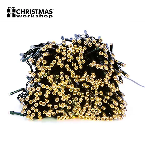 The Christmas Workshop 400 Warm White LED Chaser Christmas Lights 1 The Christmas Workshop 400 Warm White LED Chaser Christmas Lights