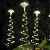 The Christmas Workshop 50cm Spiral Pathway Stake Lights
