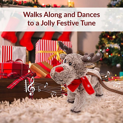 The Christmas Workshop 70159 Walking Christmas Reindeer With Music 3 The Christmas Workshop 70159 Walking Christmas Reindeer With Music - Image 3