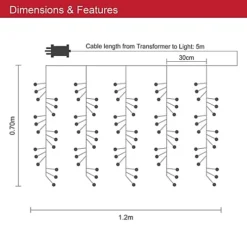 The Christmas Workshop 70439 Waterfall Curtain Chaser Lights With 240 Warm White LED Lights -Deals Christmas Decor Store the christmas workshop 70439 waterfall curtain chaser lights with 240 warm white led lights5025301704391 03c MP
