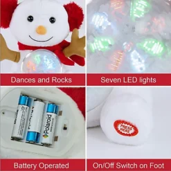 The Christmas Workshop 71259 Snowman With Musical Snowball Animated Singing Musical Toy -Deals Christmas Decor Store the christmas workshop 71259 snowman with musical snowball animated singing musical toy5025301712594 03c MP