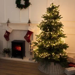 The Christmas Workshop 71749 480 Warm White Micro LED Cluster String Lights With Green Wire Casing -Deals Christmas Decor Store the christmas workshop 71749 480 warm white micro led cluster string lights with green wire casing5025301717490 04c MP