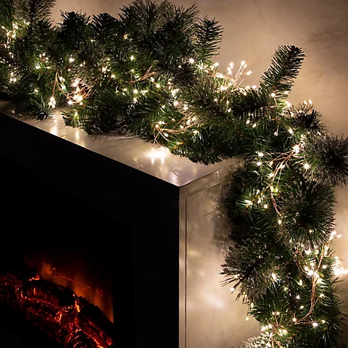 The Christmas Workshop 71759 680 Warm White Micro LED Cluster String Lights With Rose Gold Wire Casing 4 The Christmas Workshop 71759 680 Warm White Micro LED Cluster String Lights With Rose Gold Wire Casing - Image 4