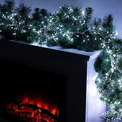 The Christmas Workshop 71769 680 Warm White Micro LED Cluster String Lights With Silver Wire Casing -Deals Christmas Decor Store the christmas workshop 71769 680 warm white micro led cluster string lights with silver wire casing5025301717698 04c MP