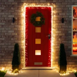 The Christmas Workshop 71779 680 Warm White Micro LED Cluster String Lights With Green Wire Casing -Deals Christmas Decor Store the christmas workshop 71779 680 warm white micro led cluster string lights with green wire casing5025301717797 04c MP