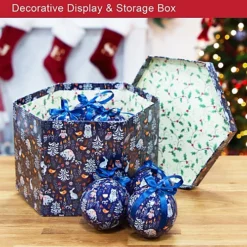 The Christmas Workshop 72619 Set Of 14 Navy Blue Coloured Festive Animal Design Christmas Baubles  -Deals Christmas Decor Store the christmas workshop 72619 set of 14 navy blue coloured festive animal design christmas baubles 5025301726195 04c MP