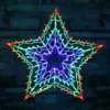 The Christmas Workshop 77710 Multi-Coloured Star Christmas Light With 35 LED Lights