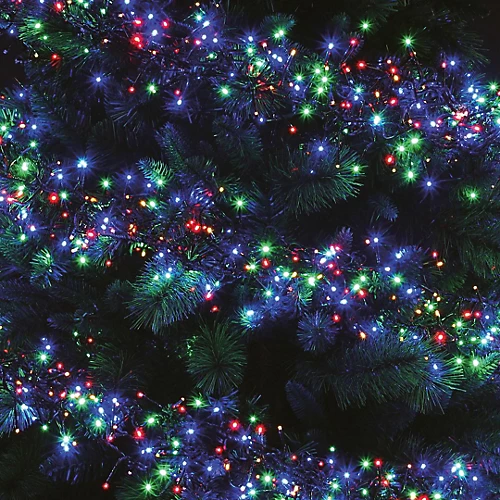 The Christmas Workshop 78460 960 Multi-Coloured LED Chaser Cluster Christmas Lights 1 The Christmas Workshop 78460 960 Multi-Coloured LED Chaser Cluster Christmas Lights