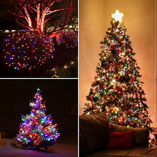 The Christmas Workshop 78460 960 Multi-Coloured LED Chaser Cluster Christmas Lights 4 The Christmas Workshop 78460 960 Multi-Coloured LED Chaser Cluster Christmas Lights - Image 4