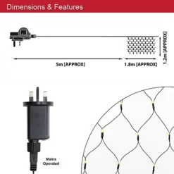 The Christmas Workshop 86590 180 LED Warm White Christmas Window Lights -Deals Christmas Decor Store the christmas workshop 86590 180 led warm white christmas window lights5025301865900 03c MP