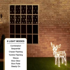 The Christmas Workshop 88370 360 LED Warm White Christmas Window Lights -Deals Christmas Decor Store the christmas workshop 88370 360 led warm white christmas window lights5025301883706 04c MP
