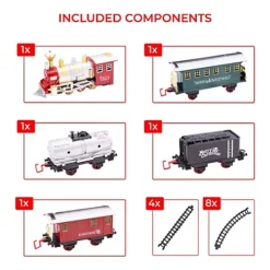 The Christmas Workshop Deluxe Santa Express Delivery Christmas Train Set 6 The Christmas Workshop Deluxe Santa Express Delivery Christmas Train Set -Deals Christmas Decor Store the christmas workshop deluxe santa express delivery christmas train set5025301810207 03c MP