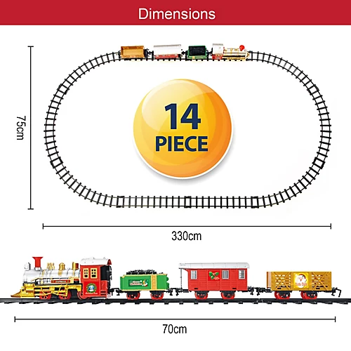 The Christmas Workshop Standard Christmas Train Set / 330CM Length Track 2 The Christmas Workshop Standard Christmas Train Set / 330CM Length Track - Image 2