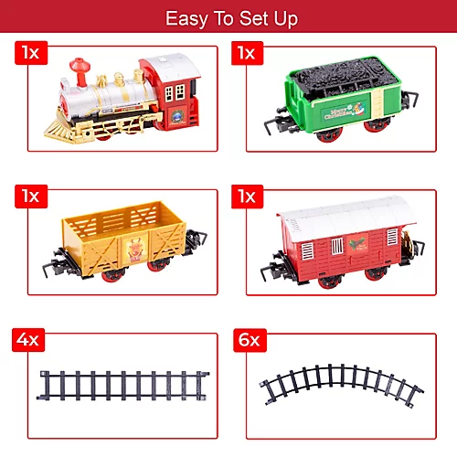 The Christmas Workshop Standard Christmas Train Set / 330CM Length Track 4 The Christmas Workshop Standard Christmas Train Set / 330CM Length Track - Image 4
