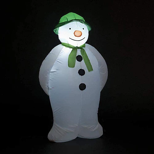 The Snowman Inflatable Figure Air Blown LED Decoration Garden Outdoor Christmas Xmas 120cm 2 The Snowman Inflatable Figure Air Blown LED Decoration Garden Outdoor Christmas Xmas 120cm - Image 2