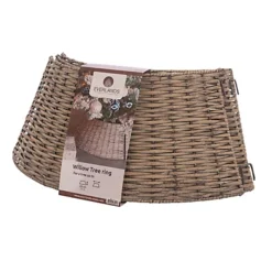 Three Piece Grey Wicker Christmas Tree Skirt Woven Wicker Willow Tree Ring Cover 57cm X 28cm -Deals Christmas Decor Store three piece grey wicker christmas tree skirt woven wicker willow tree ring cover 57cm x 28cm8720194505618 03c MP