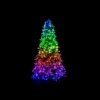 Twinkly Falls Fir Pre-Lit Tree App-controlled LED Smart Artificial Christmas Tree With 660 RGB (16 Million Colours) Green Wire