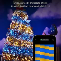 Twinkly Strings App-Controlled LED Christmas Lights With 250 RGB+W (16 Million Colours +WW) 20m Black Wire In/Outdoor Smart Lights 6 Twinkly Strings App-Controlled LED Christmas Lights With 250 RGB+W (16 Million Colours +WW) 20m Black Wire In/Outdoor Smart Lights -Deals Christmas Decor Store twinkly strings app controlled led christmas lights with 250 rgb w 16 million colours ww 20m black wire in outdoor smart lights8056326671372 03c MP
