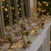 White Mistletoe Light Up 1.5m Christmas Garland